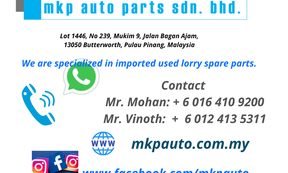 MKP Auto Parts Sdn Bhd-kedai alat ganti lori