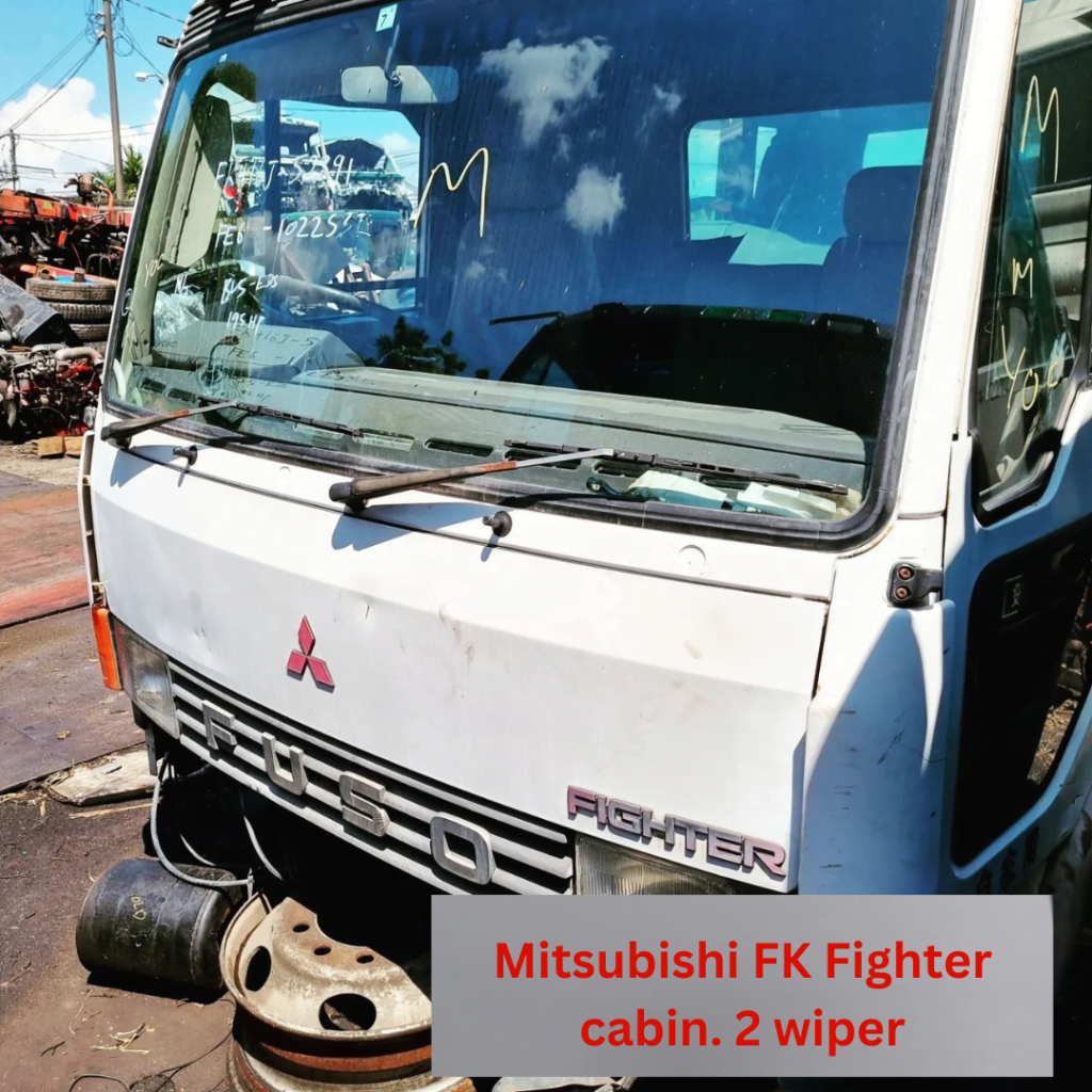 Mitsubishi FK Fighter cabin. 2 wiper.